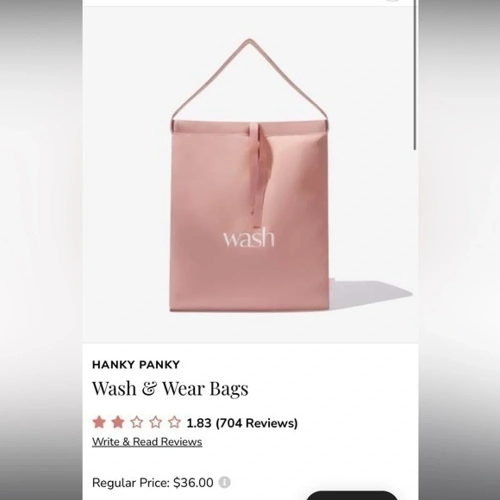 Wash and wear travel bags